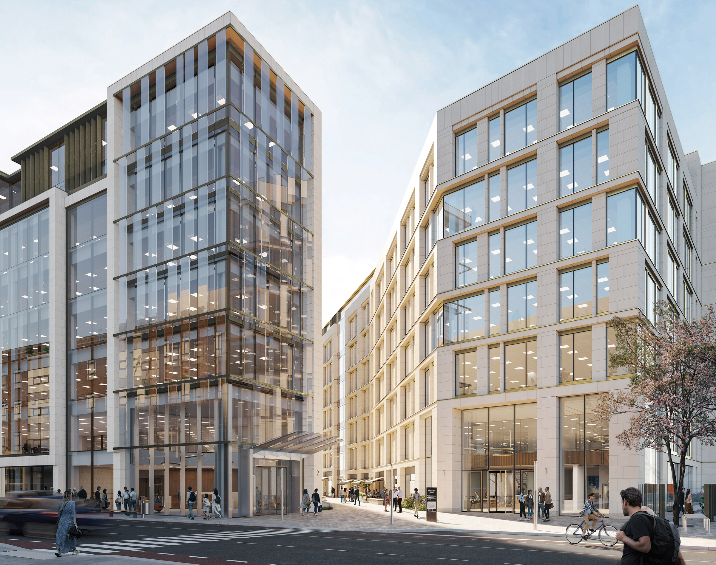 Construction financing for new build office developments in key urban centres. 